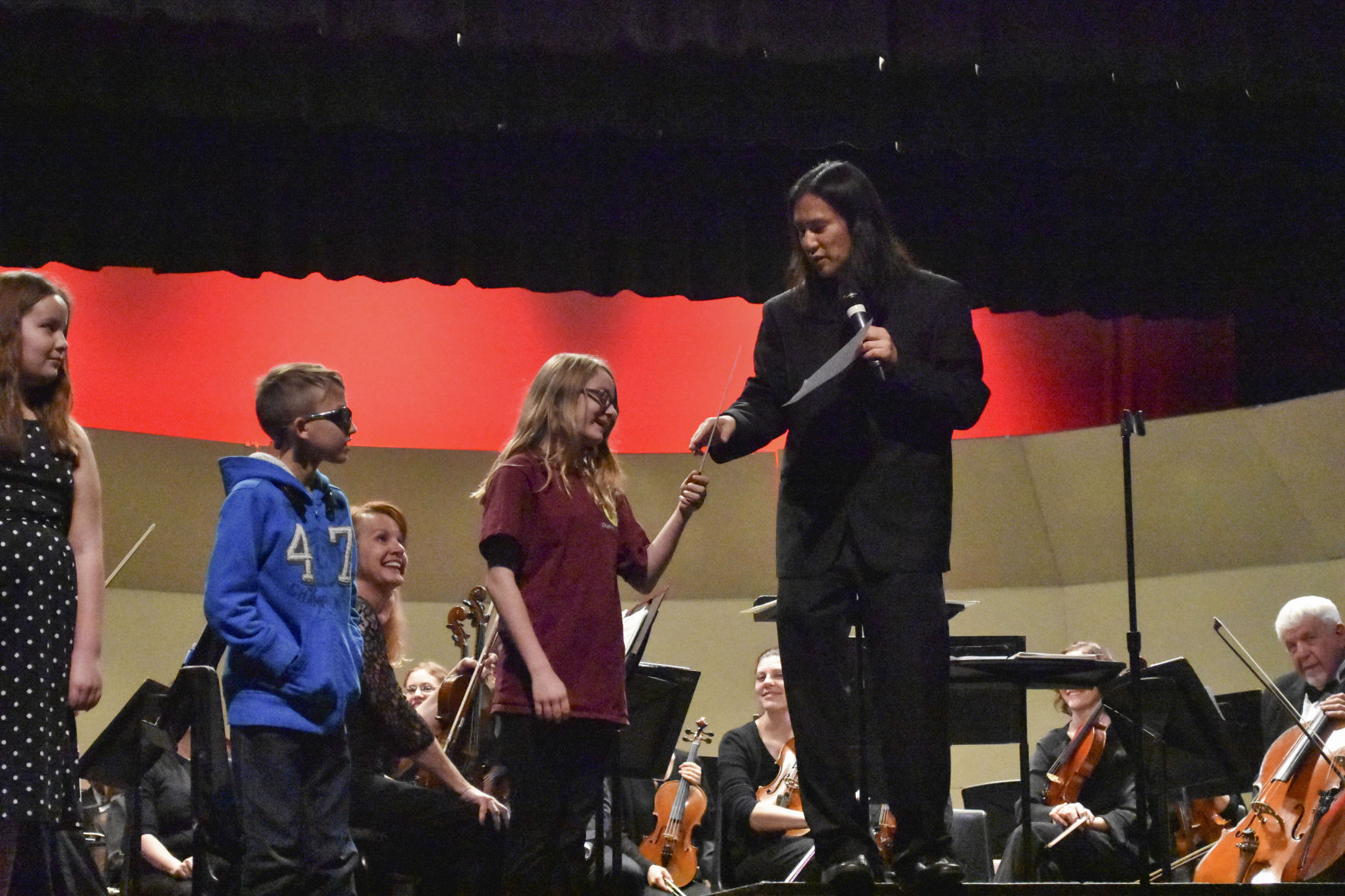 Children’s Concert participants are called up